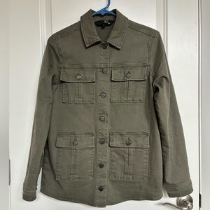 1822 Denim Utility Jacket, Sage Green, size M